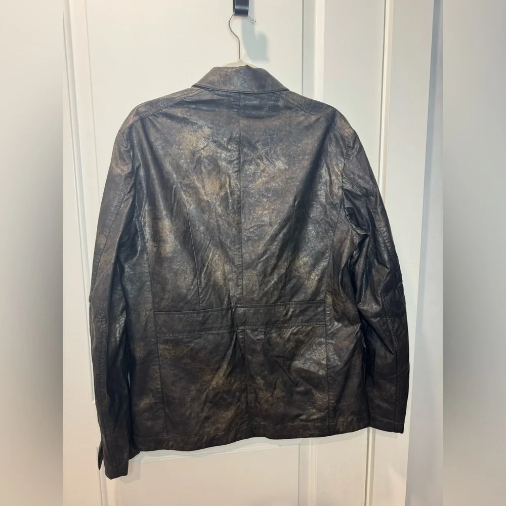 Faux leather jacket / blazer - Paisley & Gray slim fit  men's  size S/P